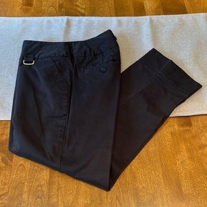 Anthropologie black 7/8 length pants. Gently worn.